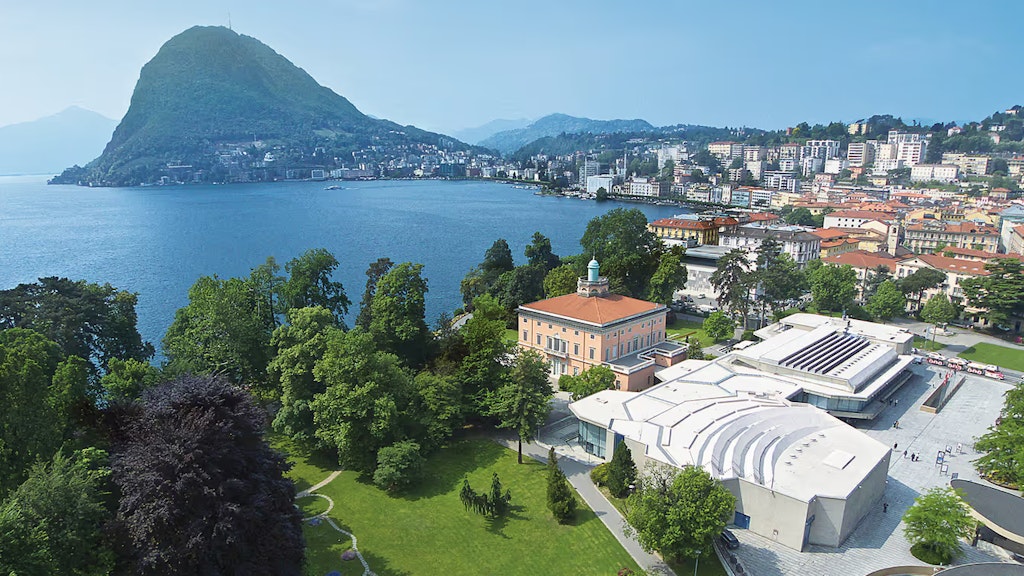 Das Gebäude des Palazzo dei Congressi in Lugano, in dem die URC2022 stattfinden wird.