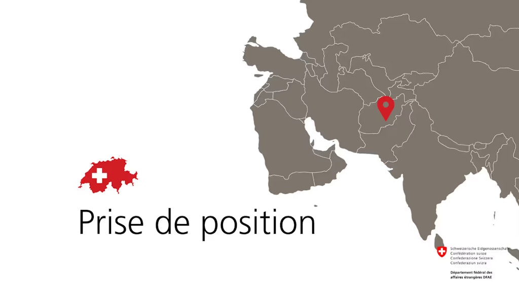 Prise de position Afghanistan