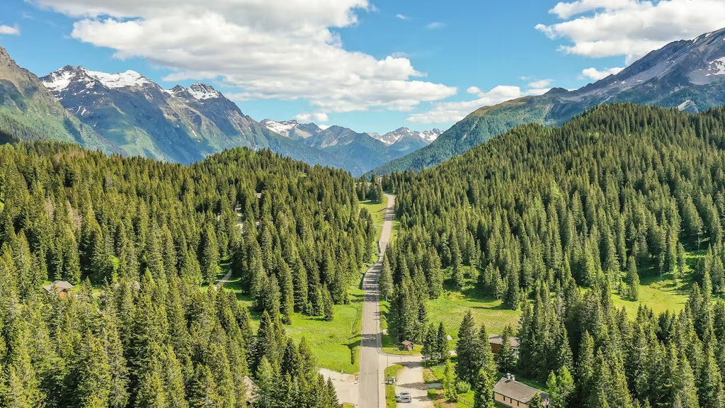 Landschaft beim San Bernardino, Misox (Italienischbünden)