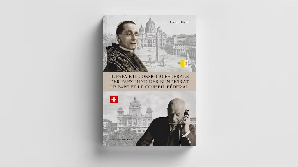 Cover des Buchs «Der Papst und der Bundesrat» von Lorenzo Planzi.