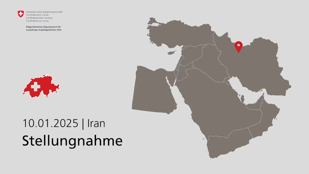 Die Schweiz fordert von den iranischen Behörden detaillierte Informationen über die Gründe der Festnahme und eine lückenlose Untersuchung über die Umstände des Todes des Schweizer Staatsangehörigen.