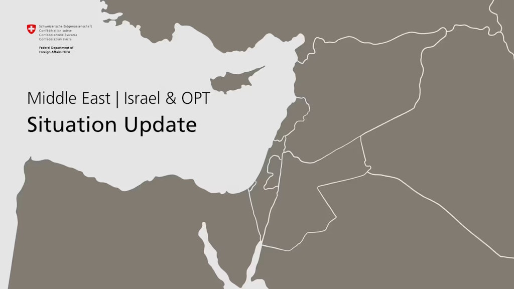 Map showing the Middle East.