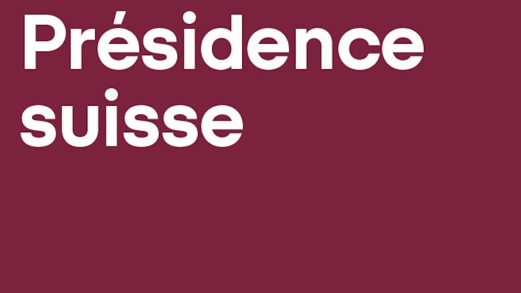 Une photo du conseiller fédéral Ignazio Cassis présentant officiellement les priorités de la Suisse le 18 septembre à Berne.  