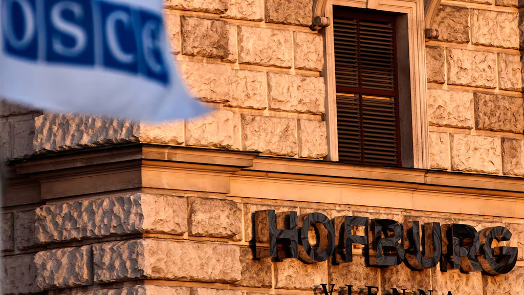 Wiener Hofburg: Sitz des Ständigen Rates, des wichtigsten regelmässig tagenden Beschlussfassungsorgans der Organisation für Sicherheit und Zusammenarbeit in Europa (OSZE).