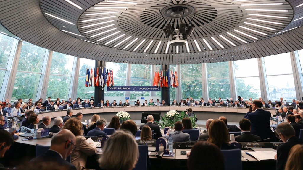 Teilnahme und Rede von Bundespräsident Ignazio Cassis an der Sitzung des Ministerkomitees am 16. Mai 2024.