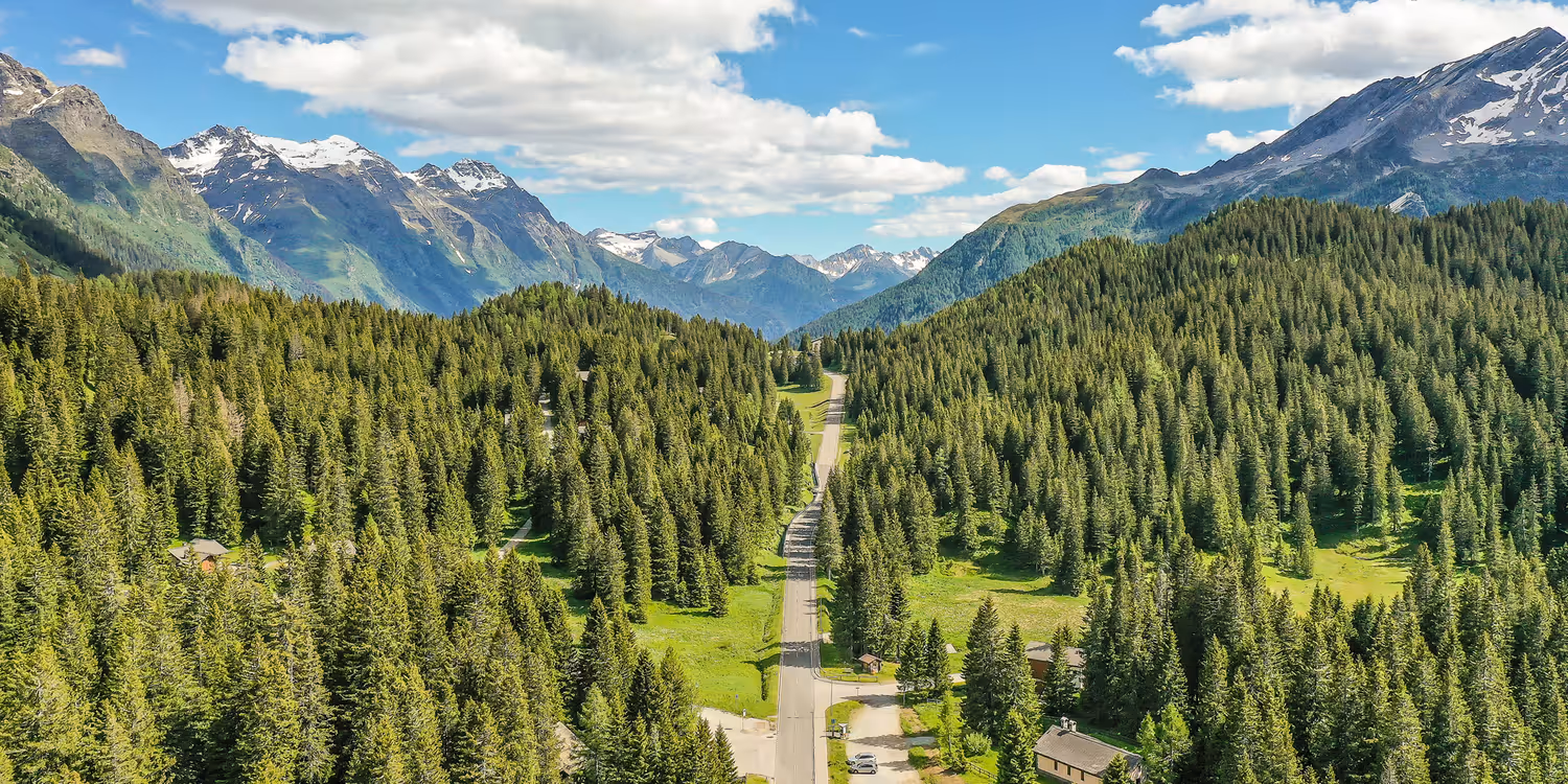 Landschaft beim San Bernardino, Misox (Italienischbünden)