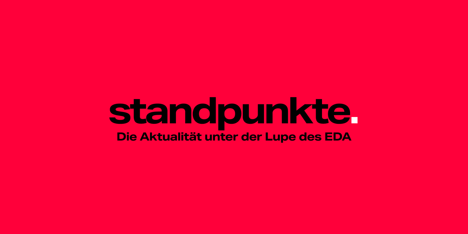 Visuelle Identität des Newsletters «Standpunkte» von Kommunikation EDA