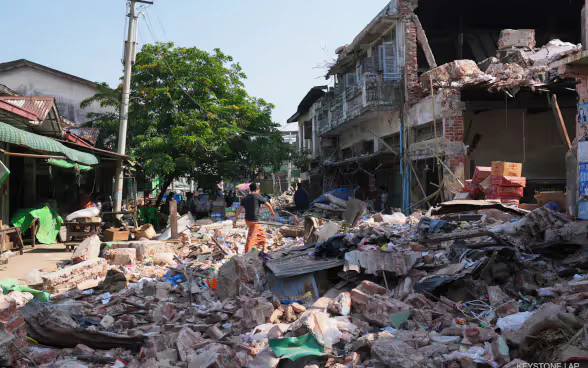 Die humanitäre Situation in Myanmar ist nach dem Erdbeben prekär.