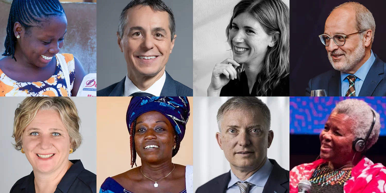 Porträts von 8 Frauen und Männern aus dem Umfeld des EDA, die sich für die Frauenrechte einsetzen. 