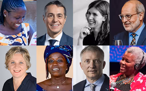 Profiles of eight women and men associated with the FDFA who are committed to women's rights.