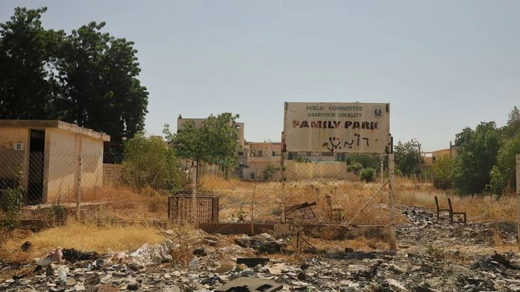 Wasteland in Khartoum where children used to play before the war. 