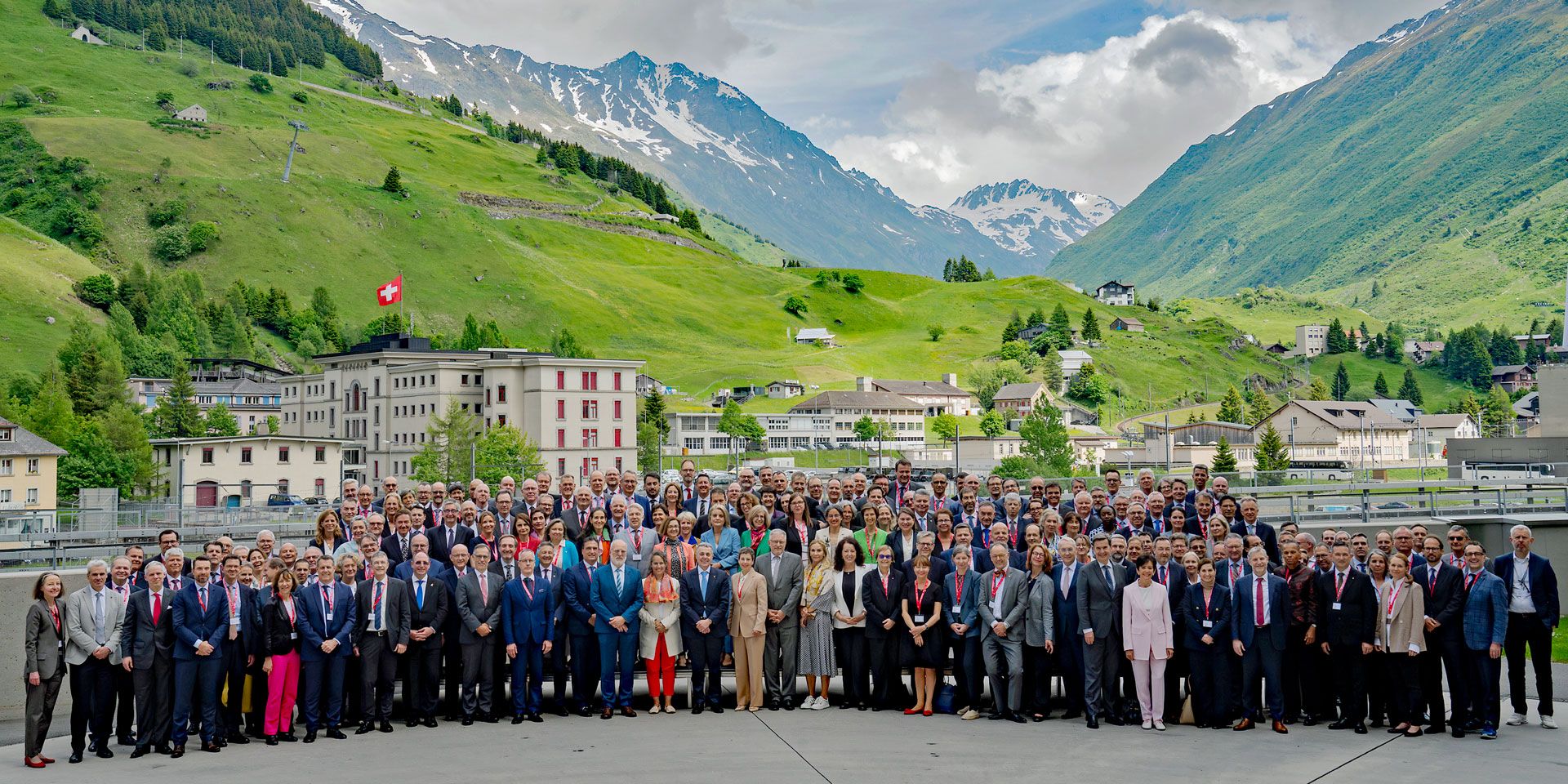 Group photo with participants at the Ambassadors' Conference.