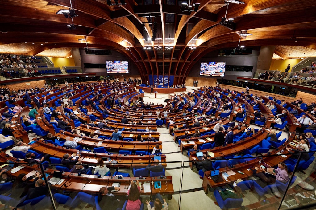 Council of Europe Parliamentary Assembly meeting in June 2025. 