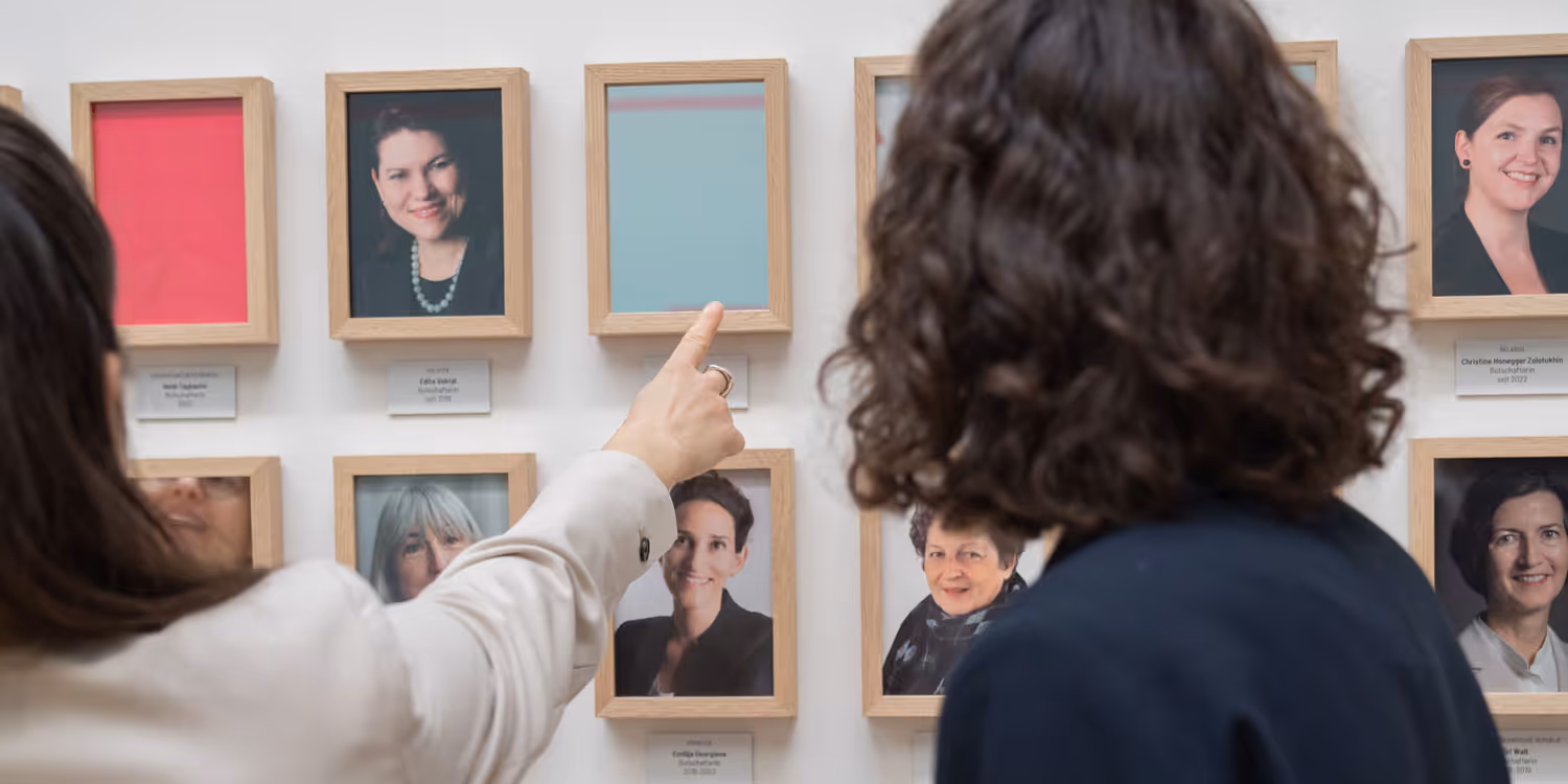 Photo taken from the Sala Pometta in the FDFA.