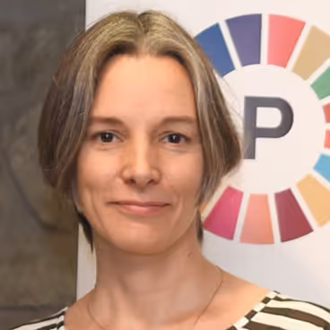 Image of Eva Schmassmann, who heads the 2030 Agenda platform coordination office.