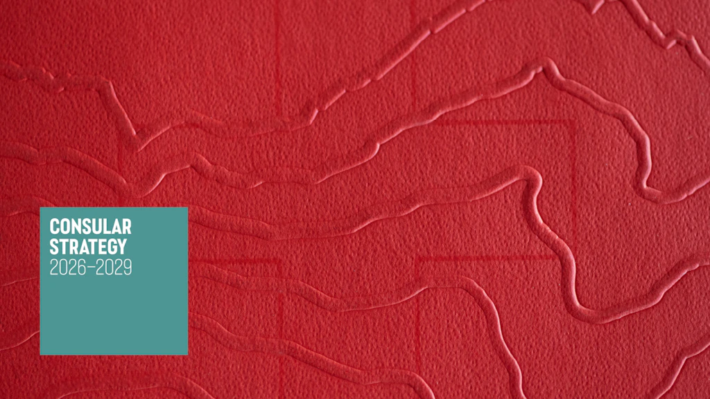 Close-up of the Swiss passport.