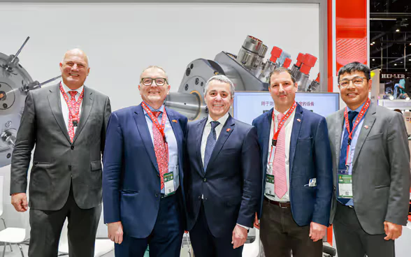 Federal Councillor Ignazio Cassis visited the China International Machine Tool Fair (CIMT).