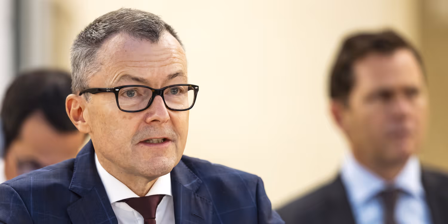 Ambassador Jürg Lauber was elected president of the UN Human Rights Council.