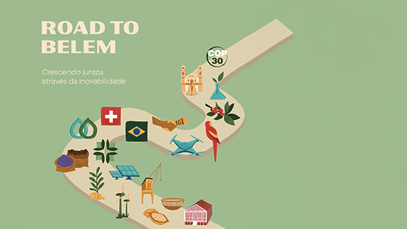 The logo for the Road to Belém programme.