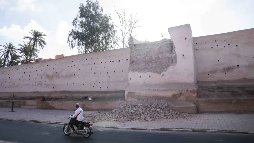 The earthquake in Morocco occurred on Saturday morning.