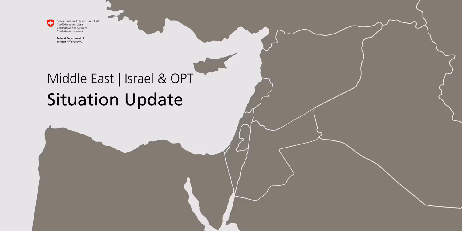 Map showing the Middle East.