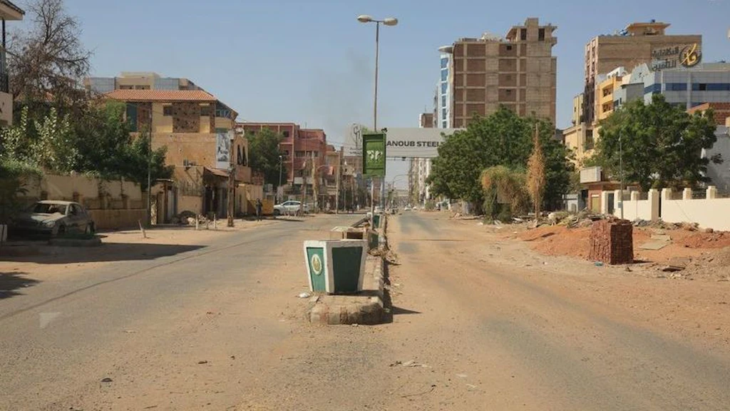 Street scene in Khartoum. 