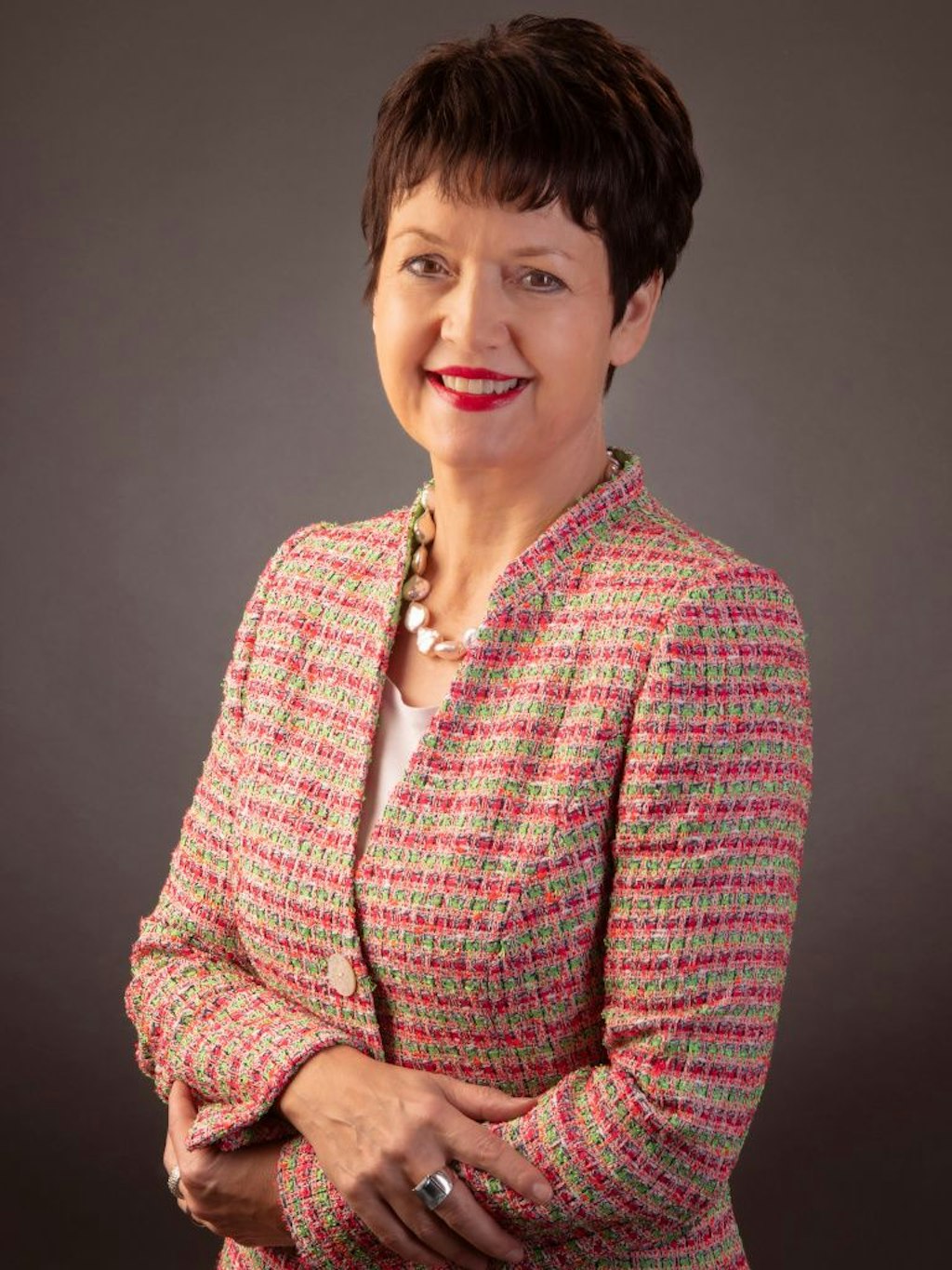 Portrait of Ambassador Gabriele Schreier.