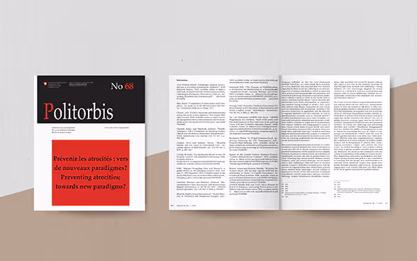 Maquette de l'édition actuelle de «Politorbis», novembre 2020.