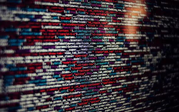 Représentation de code de programmation.