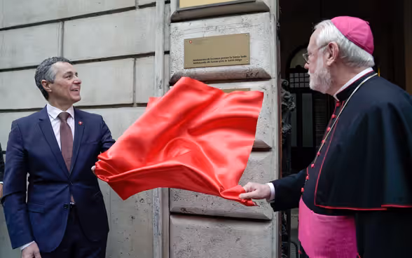 Le siège de l'ambassade près le Saint-Siège.