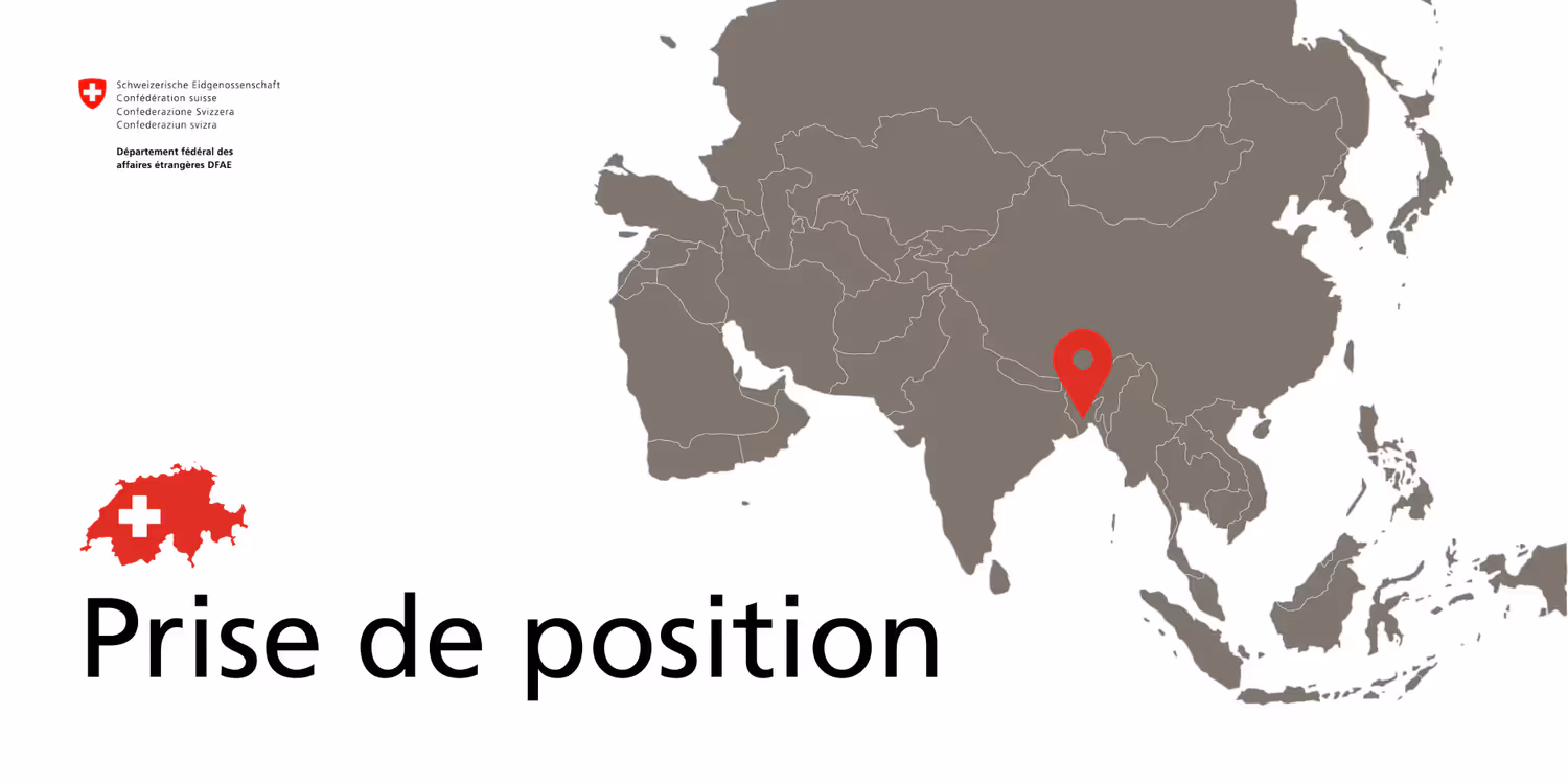 Infographie avec une carte sur laquelle le Bangladesh est mis en évidence.