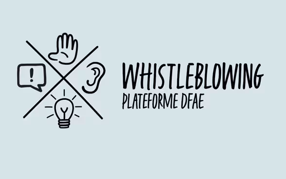 Logo Whistleblowing plateforme DFAE