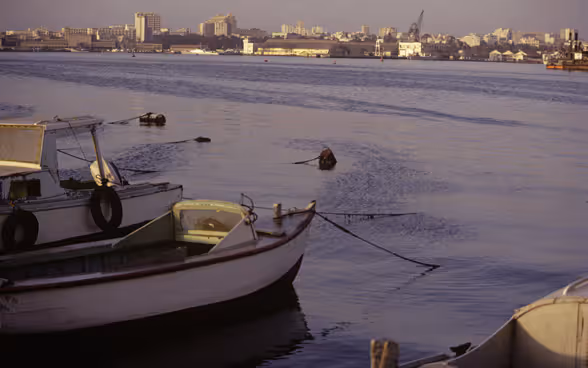  Vue sur le port de la capitale sénégalaise, Dakar.