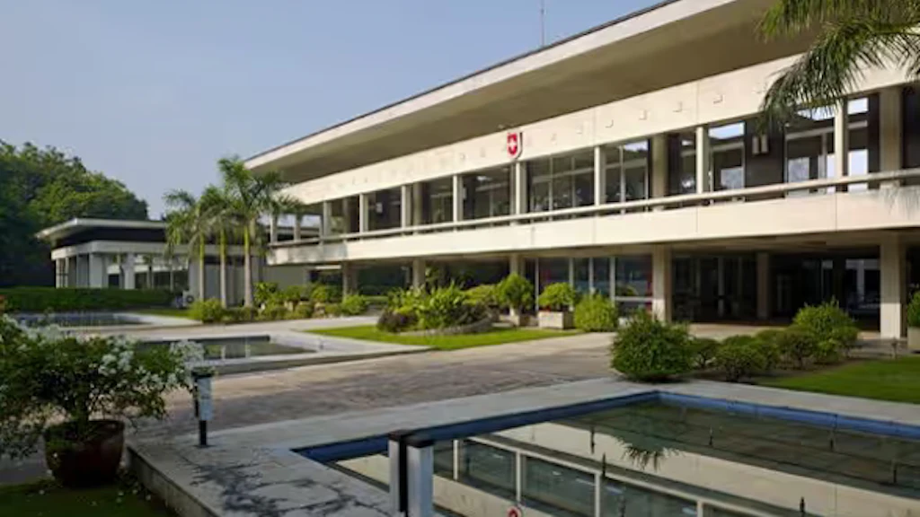 L’Ambassade de Suisse à New Dehli (Inde): une ambassade verte.