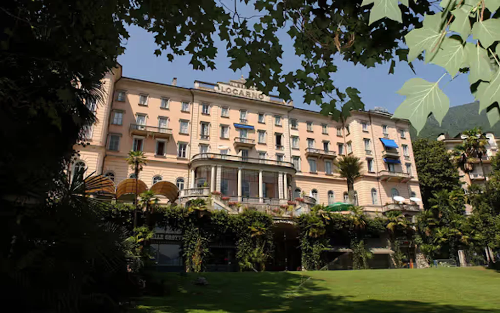 Esterno del Grand Hotel Locarno.