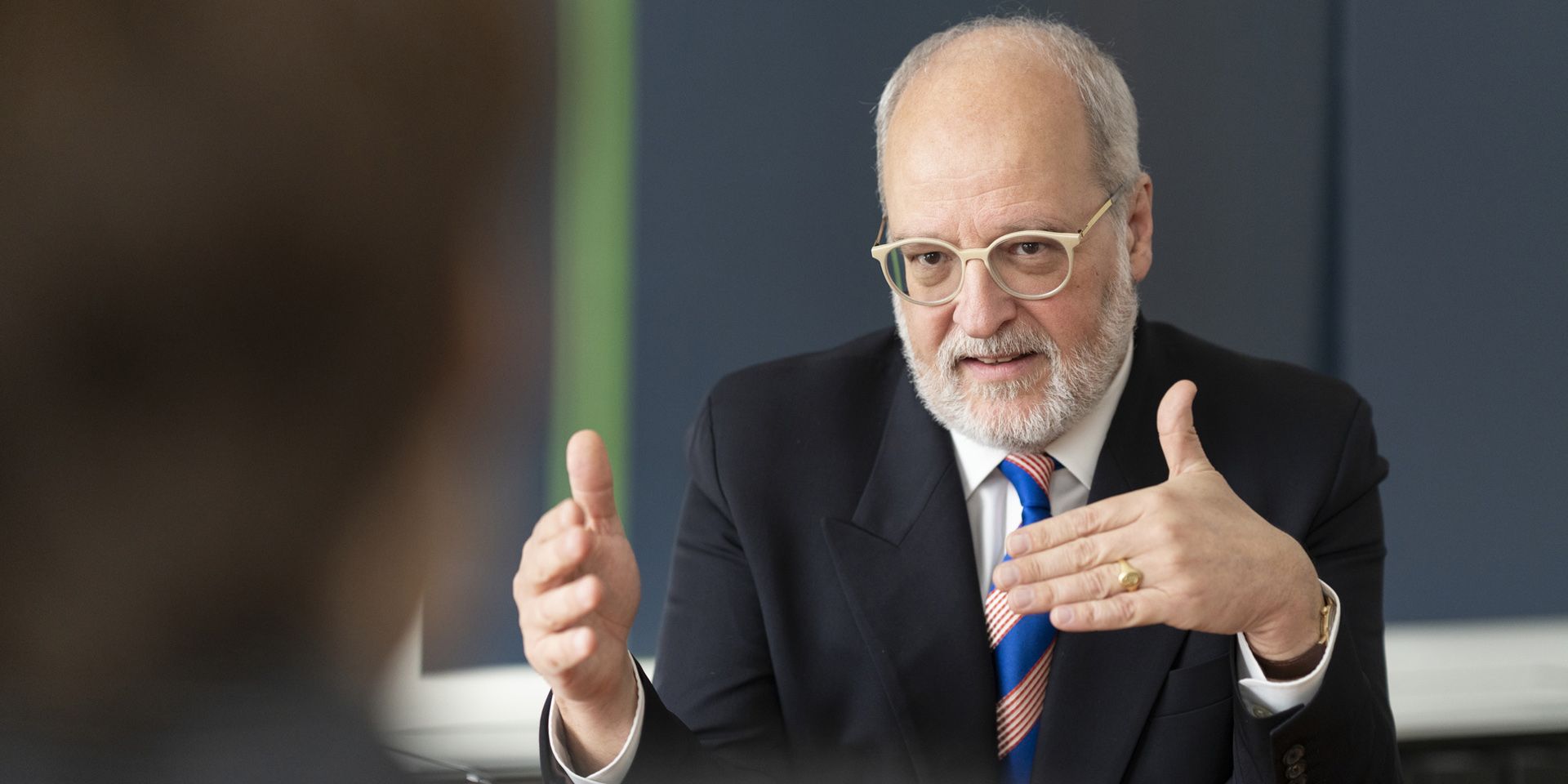 Il segretario di Stato Alexandre Fasel in intervista.